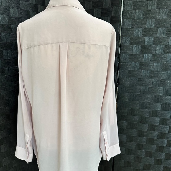 Express, The Portofino Shop, beautiful pink! Long/roll sleeve blouse, szL - Picture 3 of 5